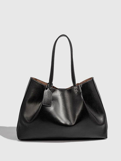 Fashion handbag commuter large capacity high-quality texture tote bag