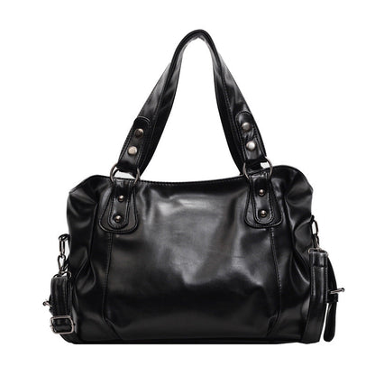 Retro casual high-end niche shoulder tote bag