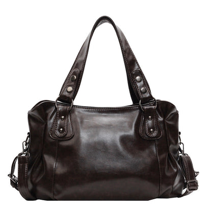 Retro casual high-end niche shoulder tote bag