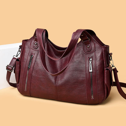 Fashionable rivet high-end large-capacity tote bag