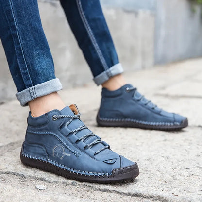 Retro Pigskin Boots