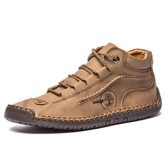 Retro Pigskin Boots