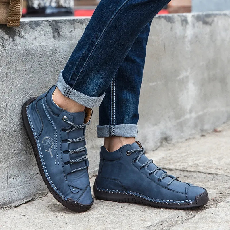 Retro Pigskin Boots
