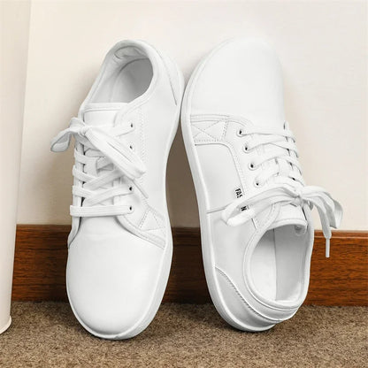 The Wide Toe BareFlex™ Leather Sneaker